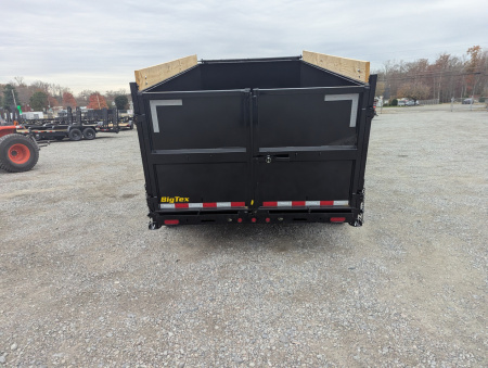 New 2026 Big Tex Trailers 7x14TD Heavy Duty 15.4K Telescopic Dump w/ X Series, Slide-In Ramps & 4' Sides