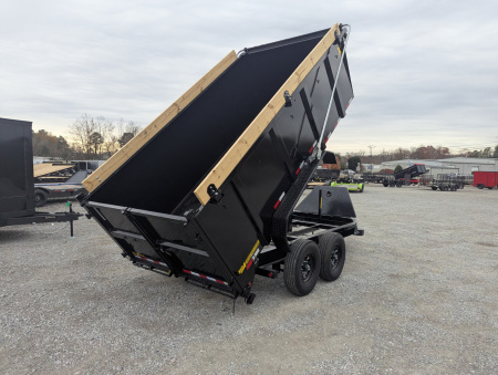 New 2026 Big Tex Trailers 7x14TD Heavy Duty 15.4K Telescopic Dump w/ X Series, Slide-In Ramps & 4' Sides
