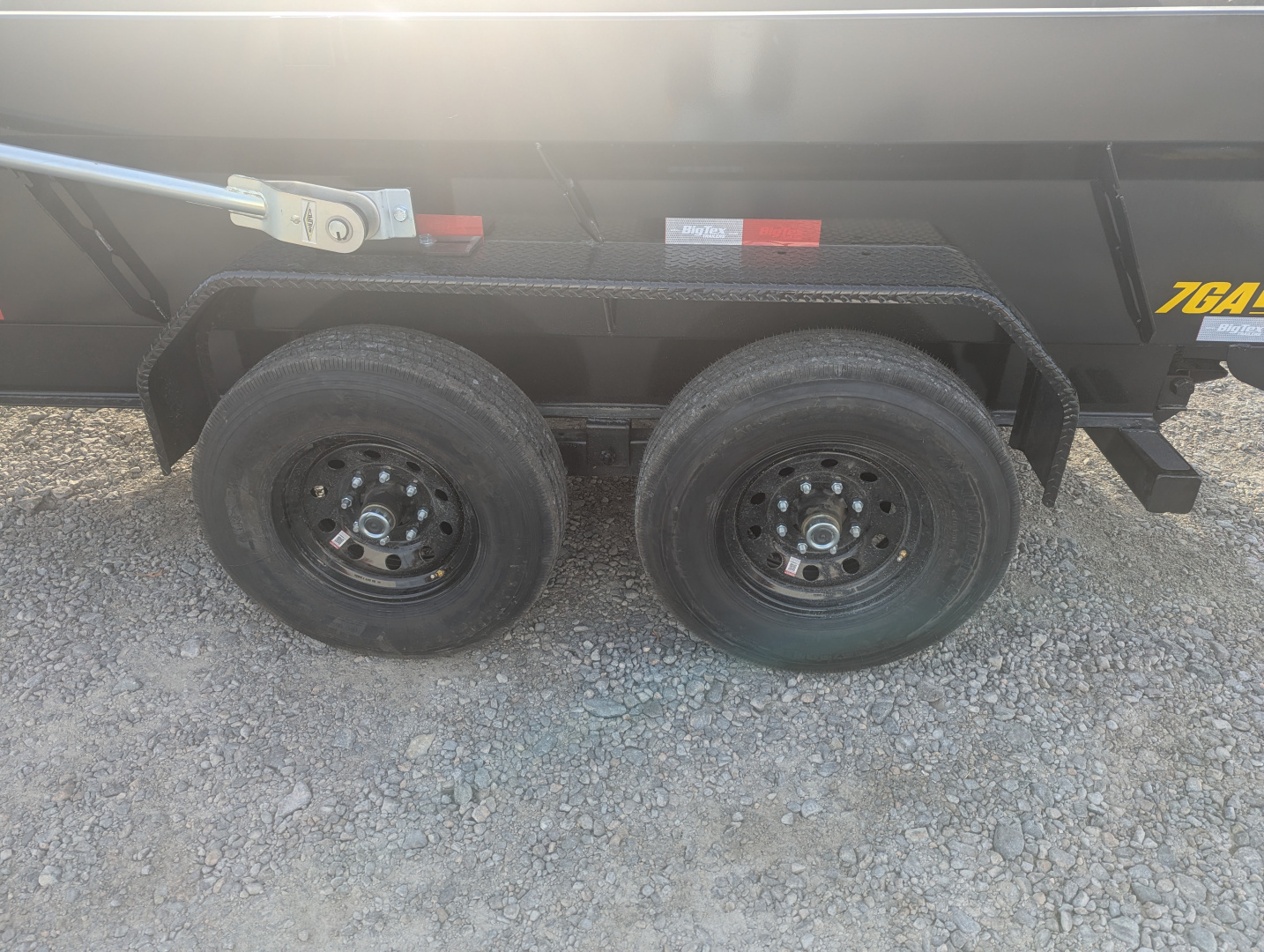 New 2026 Big Tex Trailers 7x14TD Heavy Duty 15.4K Telescopic Dump w/ X Series & Slide-In Ramps