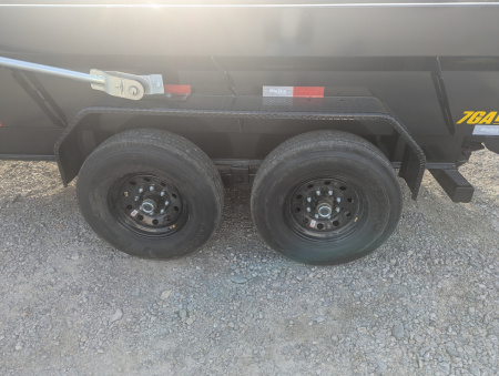 New 2026 Big Tex Trailers 7x14TD Heavy Duty 15.4K Telescopic Dump w/ X Series & Slide-In Ramps