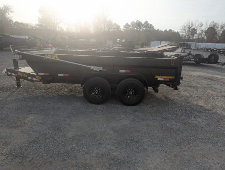 New 2026 Big Tex Trailers 7x14TD Heavy Duty 15.4K Telescopic Dump w/ X Series & Slide-In Ramps