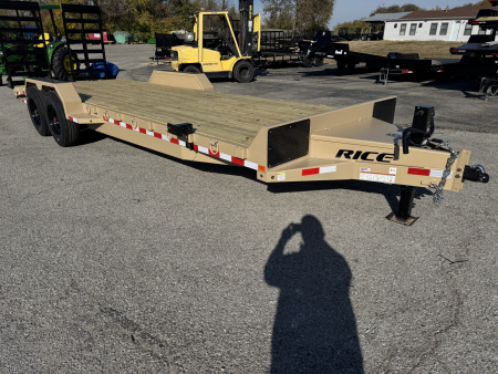 New 2026 Rice Trailers 82”x24’ HD Equipment Trailer Equipment Trailer