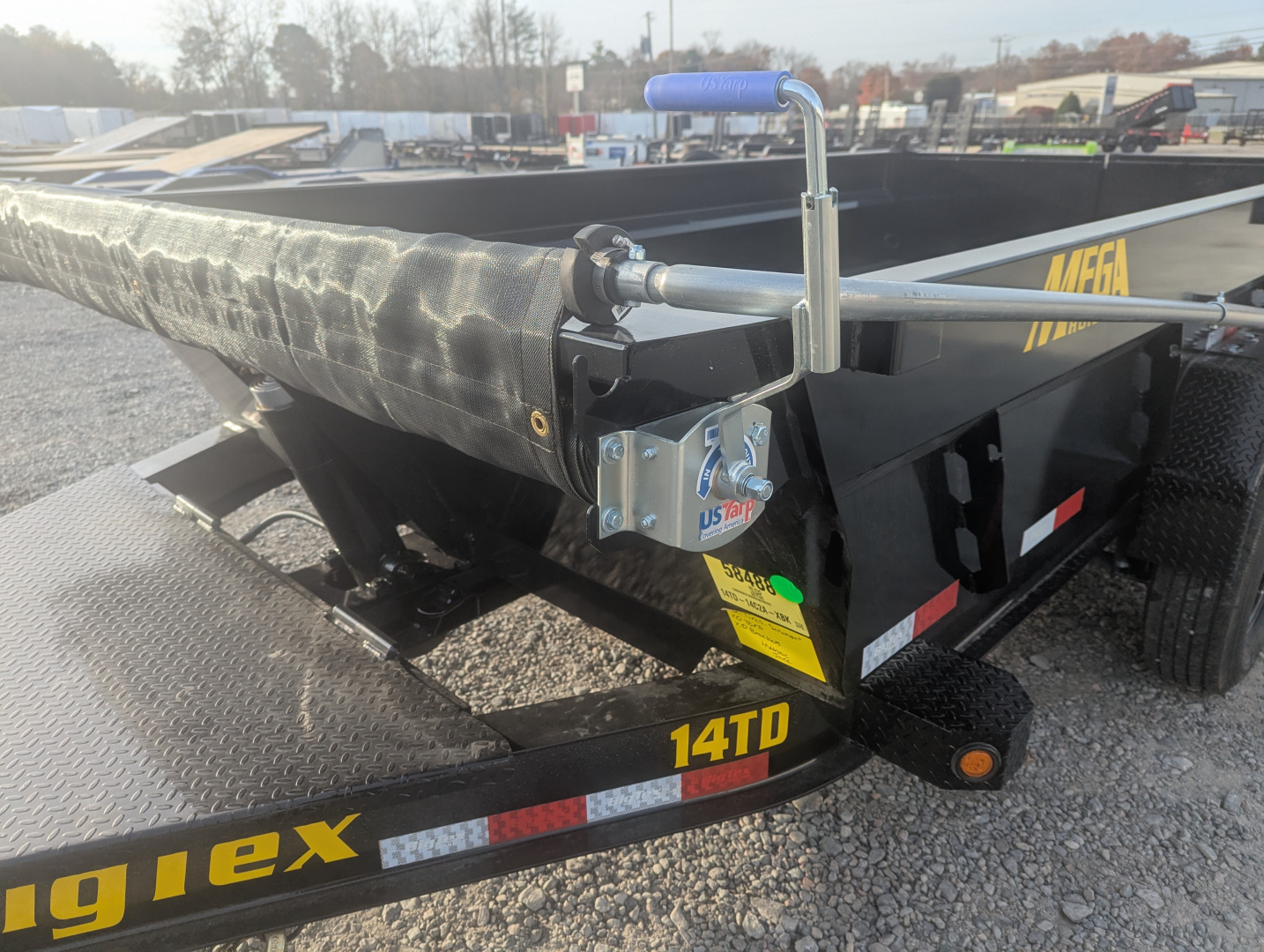 New 2026 Big Tex Trailers 7x14TD Heavy Duty 15.4K Telescopic Dump w/ X Series & Slide-In Ramps