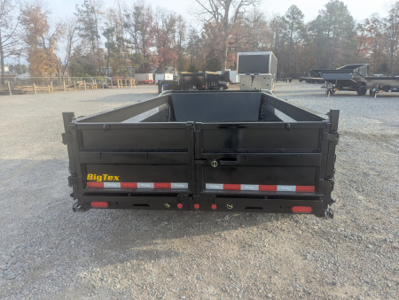New 2026 Big Tex Trailers 7x14TD Heavy Duty 15.4K Telescopic Dump w/ X Series & Slide-In Ramps