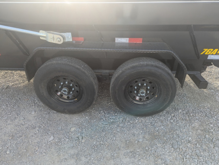 New 2026 Big Tex Trailers 7x14TD Heavy Duty 15.4K Telescopic Dump w/ X Series & Slide-In Ramps