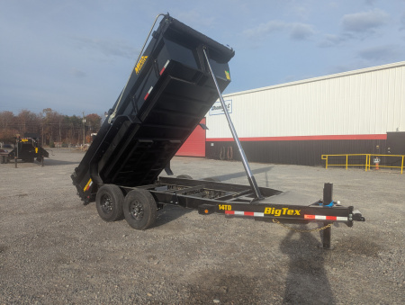 New 2026 Big Tex Trailers 7x14TD Heavy Duty 15.4K Telescopic Dump w/ X Series & Slide-In Ramps