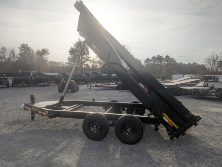 New 2026 Big Tex Trailers 7x14TD Heavy Duty 15.4K Telescopic Dump w/ X Series & Slide-In Ramps