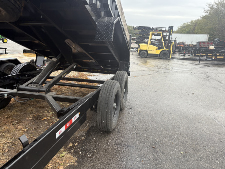 New 2025 BCL Fabrication 82”x22 Landscape Dump 14’ Dump 8’ Platform Dump Trailer