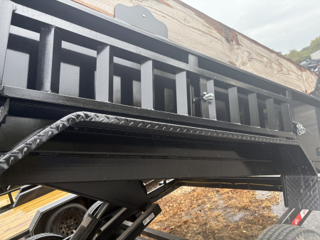 New 2025 BCL Fabrication 82”x22 Landscape Dump 14’ Dump 8’ Platform Dump Trailer