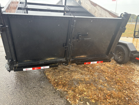 New 2025 BCL Fabrication 82”x22 Landscape Dump 14’ Dump 8’ Platform Dump Trailer