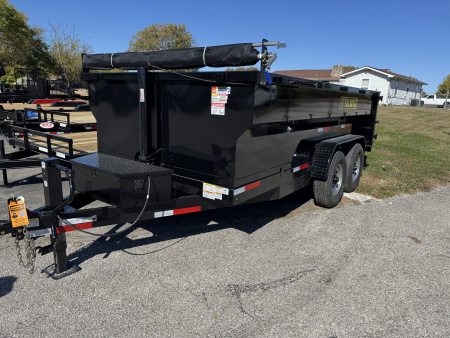 New 2026 US Built 82”x14’ Dump Tailer 16k gvwr Dump Trailer
