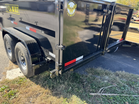 New 2026 US Built 82”x14’ Dump Tailer 16k gvwr Dump Trailer