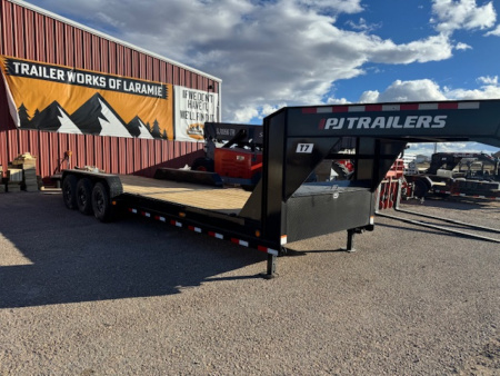 New 2026 PJ Trailers Goose Neck T7 Tilt Trailer 26FT- Triple Axle 21K- 17FT Tilt Deck