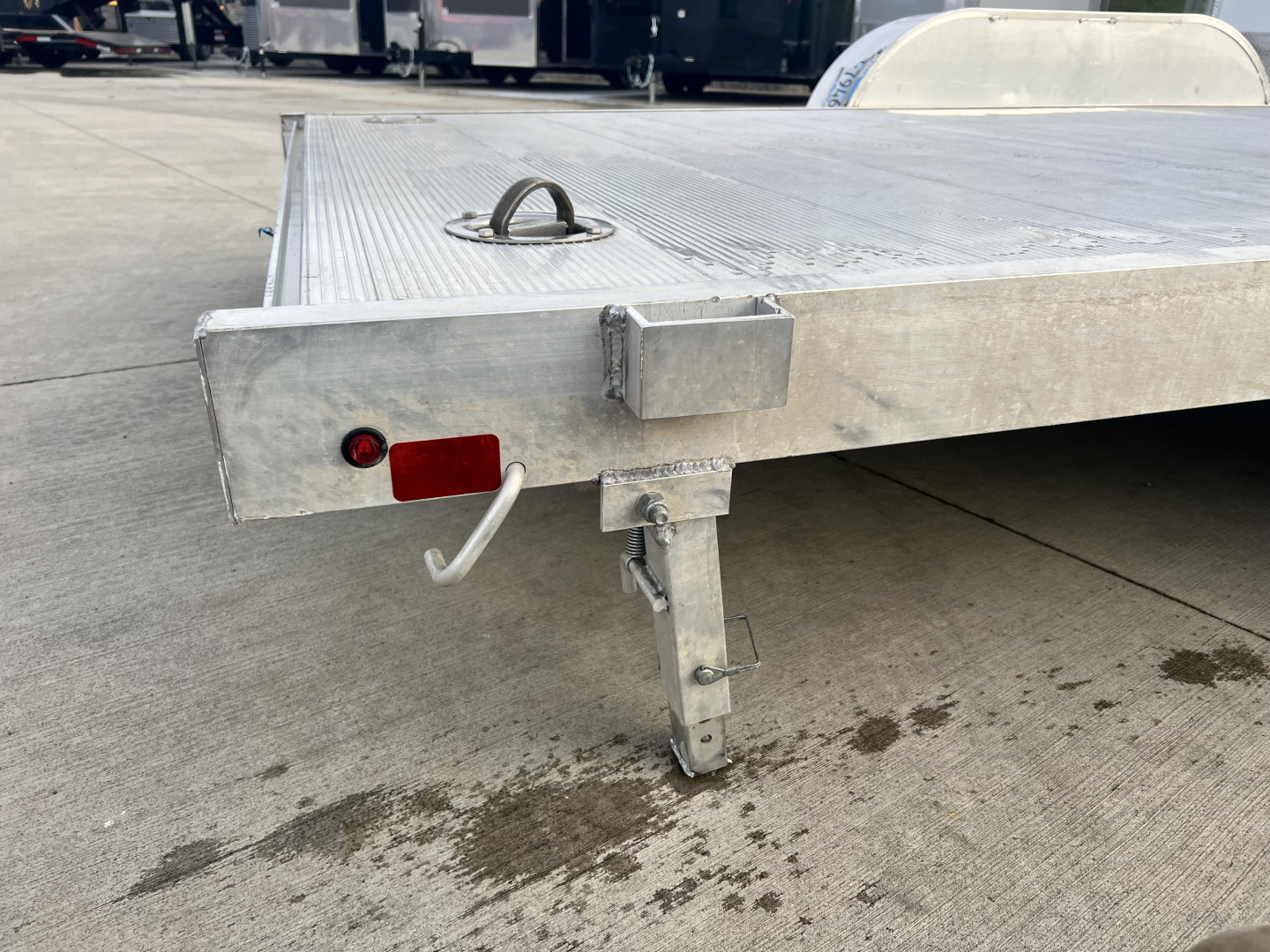 Used 2017 ALUMA 18 ft ALL ALUMINUM Car Trailer Aluminum Floor All aluminum construction