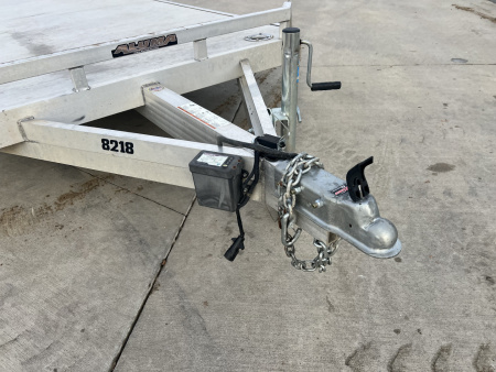 Used 2017 ALUMA 18 ft ALL ALUMINUM Car Trailer Aluminum Floor All aluminum construction