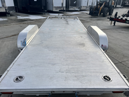 Used 2017 ALUMA 18 ft ALL ALUMINUM Car Trailer Aluminum Floor All aluminum construction