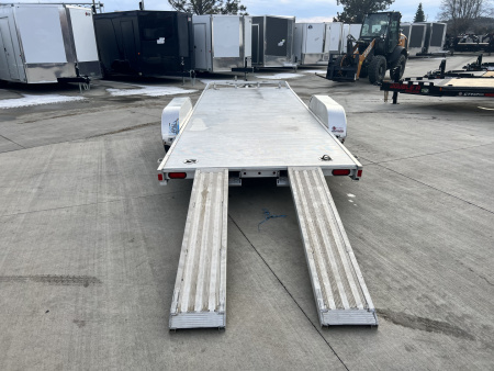 Used 2017 ALUMA 18 ft ALL ALUMINUM Car Trailer Aluminum Floor All aluminum construction