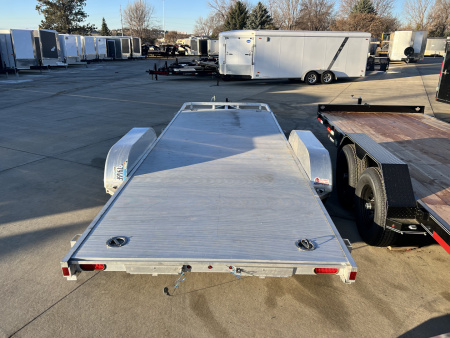 Used 2017 ALUMA 18 ft ALL ALUMINUM Car Trailer Aluminum Floor All aluminum construction