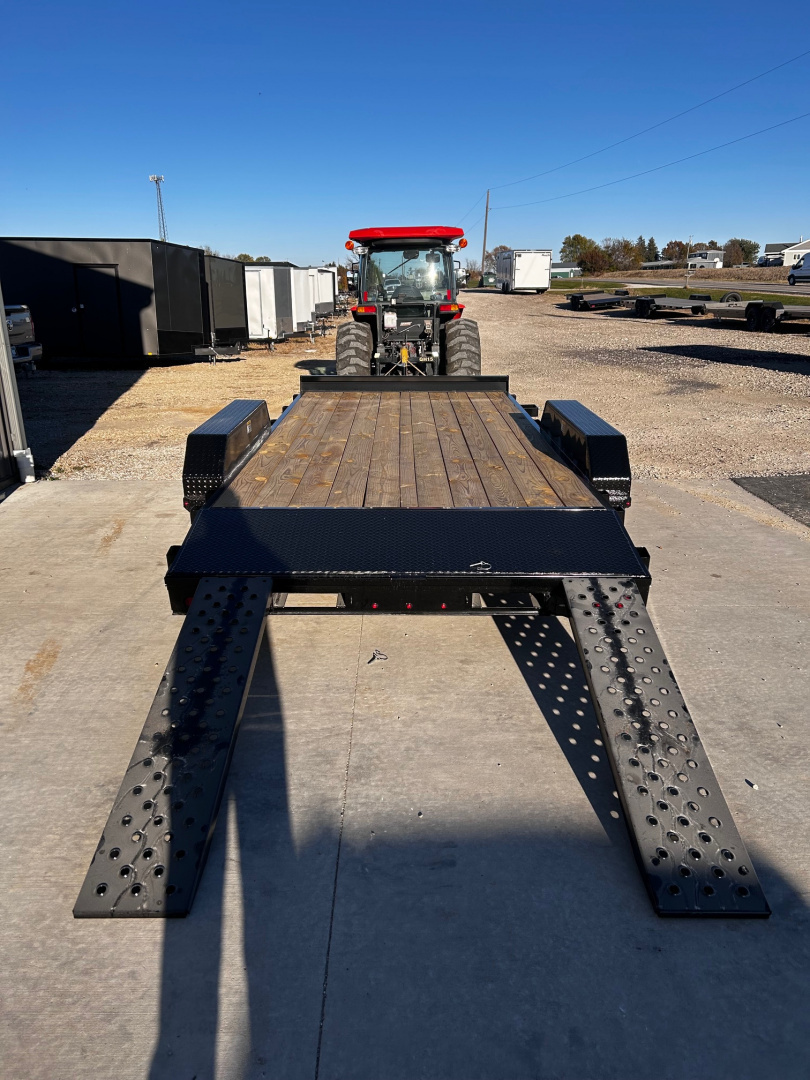 New 2026 H&H Trailers 82"X16' 7k gvwr Slide-Out ramps Car / Racing Trailer