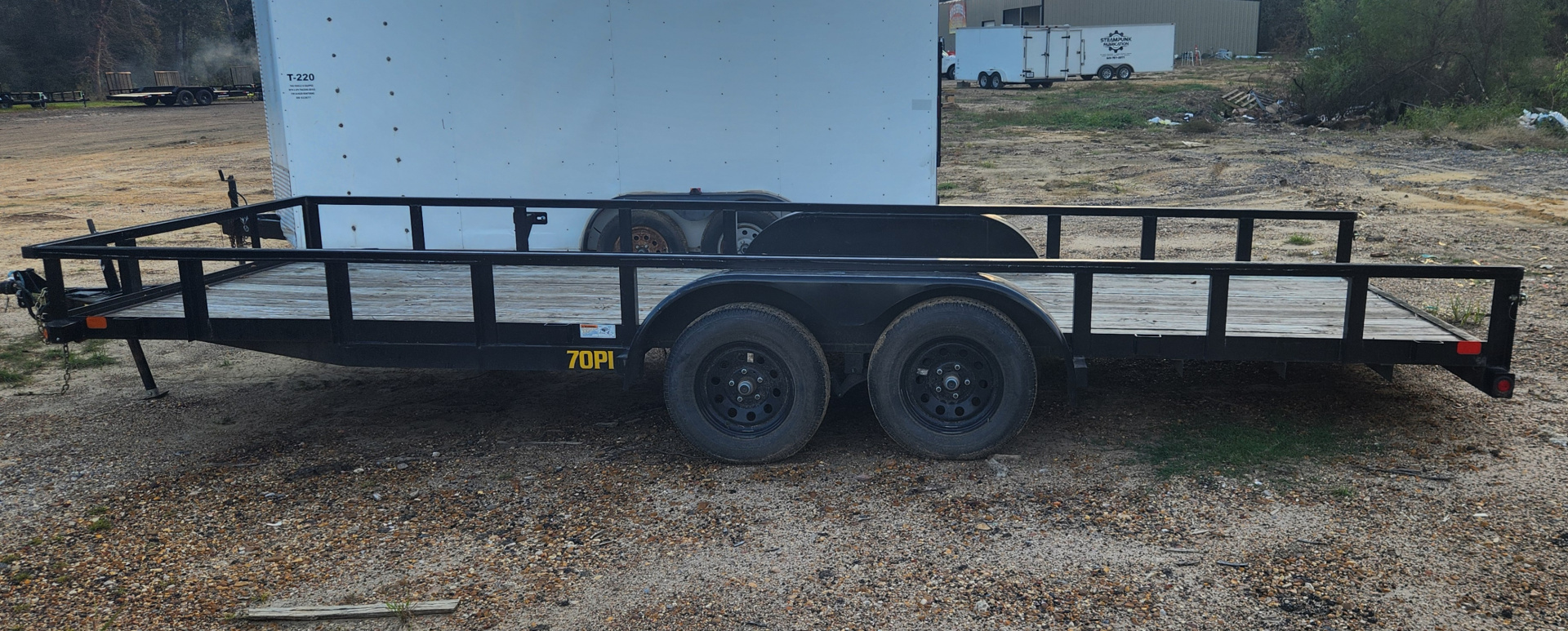 Used 2021 Big Tex Trailers 83"x20' Utility Trailer