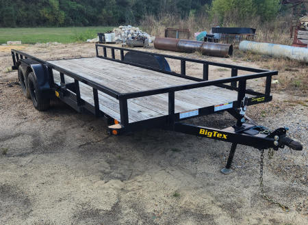 Used 2021 Big Tex Trailers 83"x20' Utility Trailer