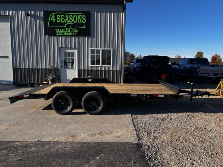 New 2026 H&H Trailers 82"X16' 7k gvwr Slide-Out ramps Car / Racing Trailer