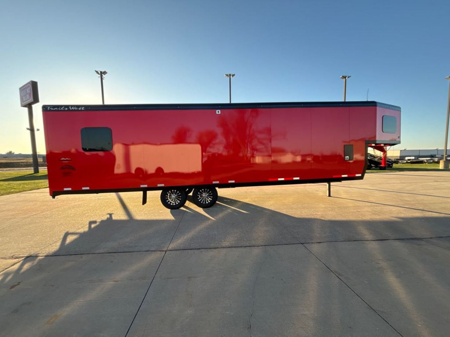 New 2026 Trails West RPM GN 28' Snowmobile Trailer