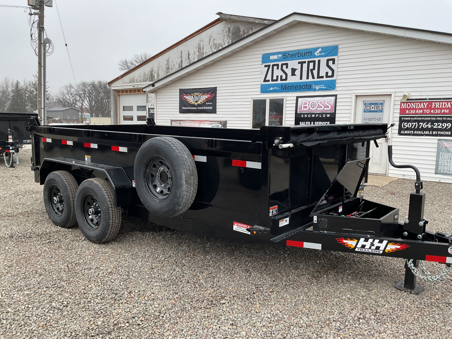 New 2026 H&H Trailers H8314DBW-B-140 Dump Trailer