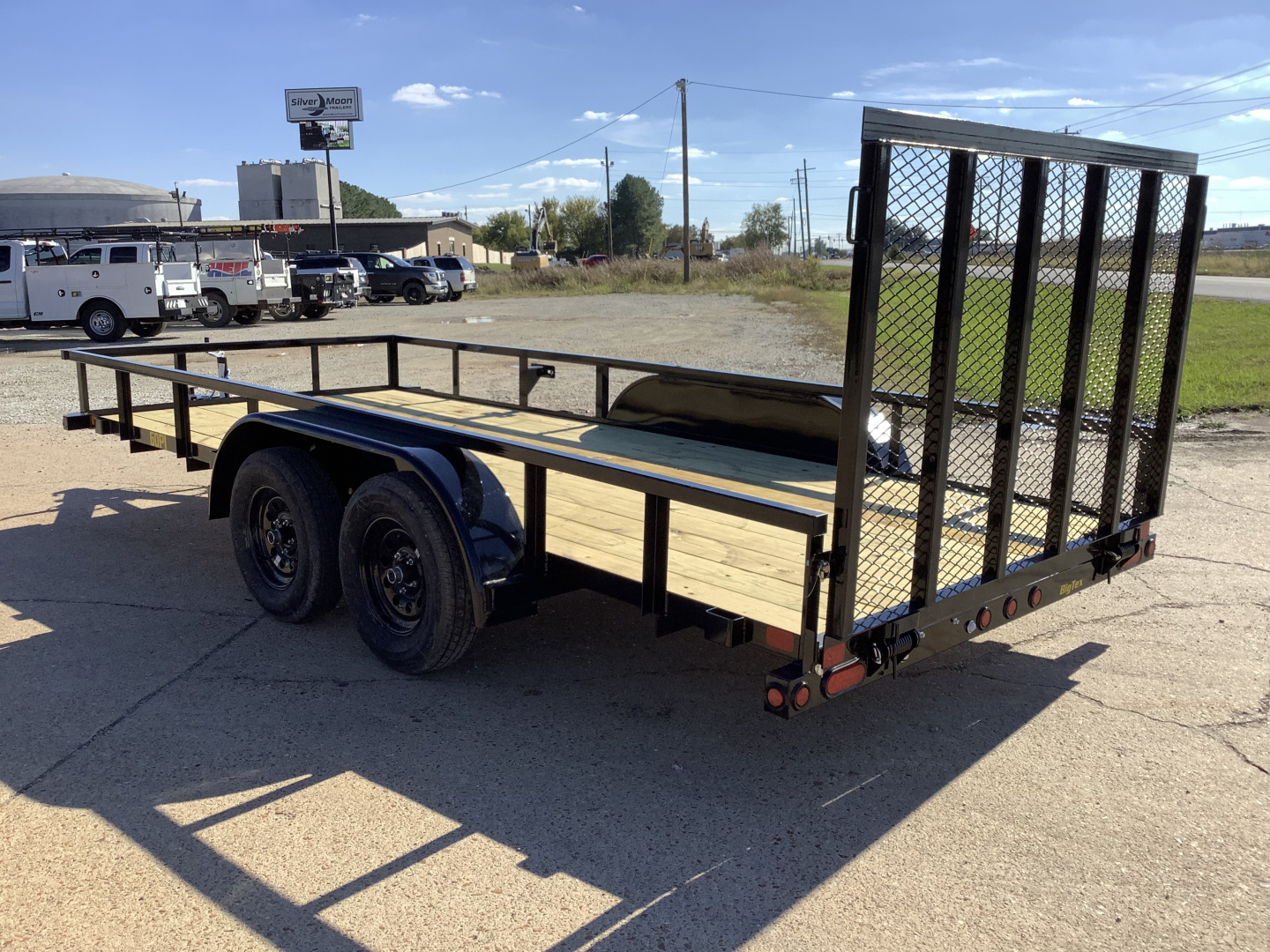 New 2026 Big Tex 60PI-16 Tandem Axle Pipe-Top Utility Trailer with Ramp Gate