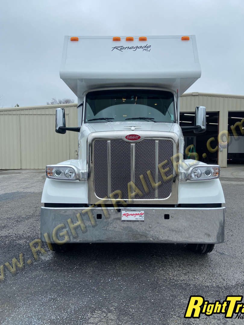 New 2026 Renegade RV Motorhome Peterbilt 567 45CBF- 2 Full Baths & Bunk Beds!