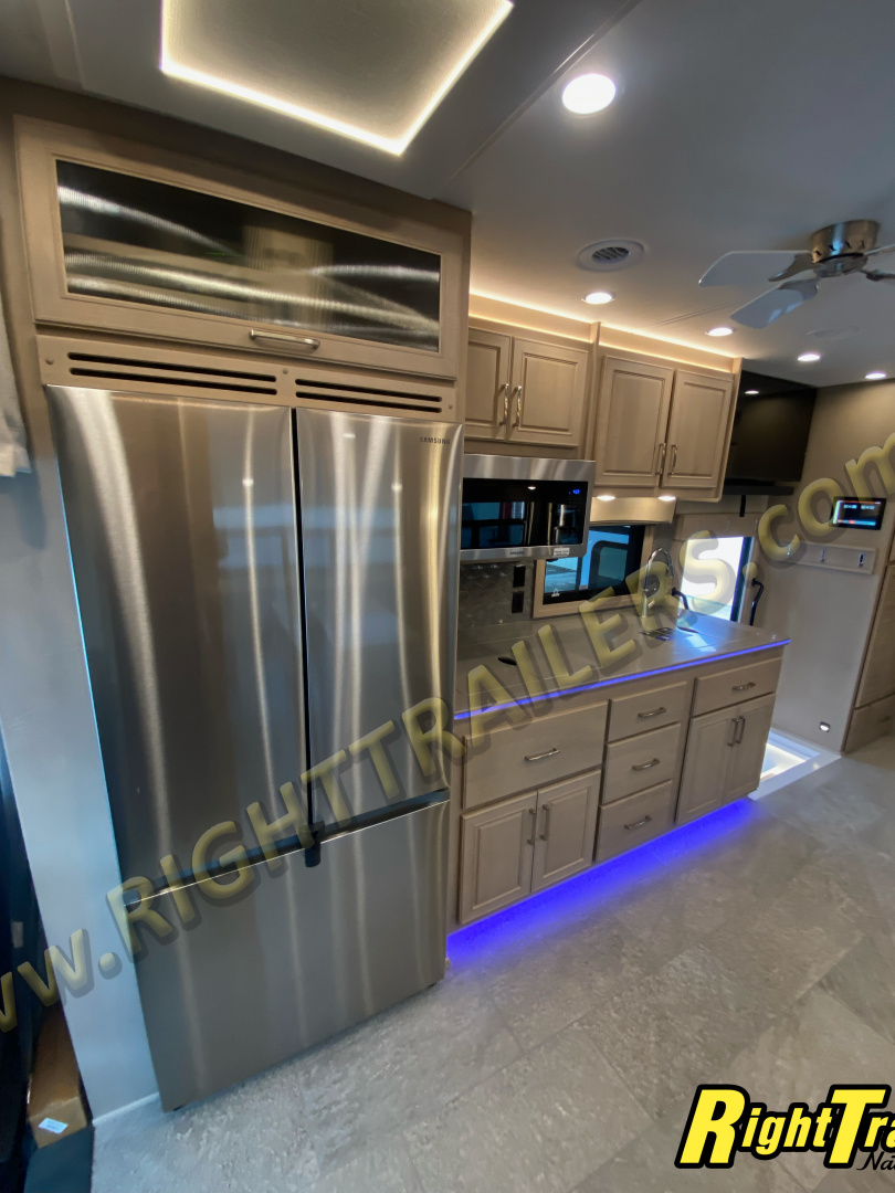 New 2026 Renegade RV Motorhome Peterbilt 567 45CBF- 2 Full Baths & Bunk Beds!