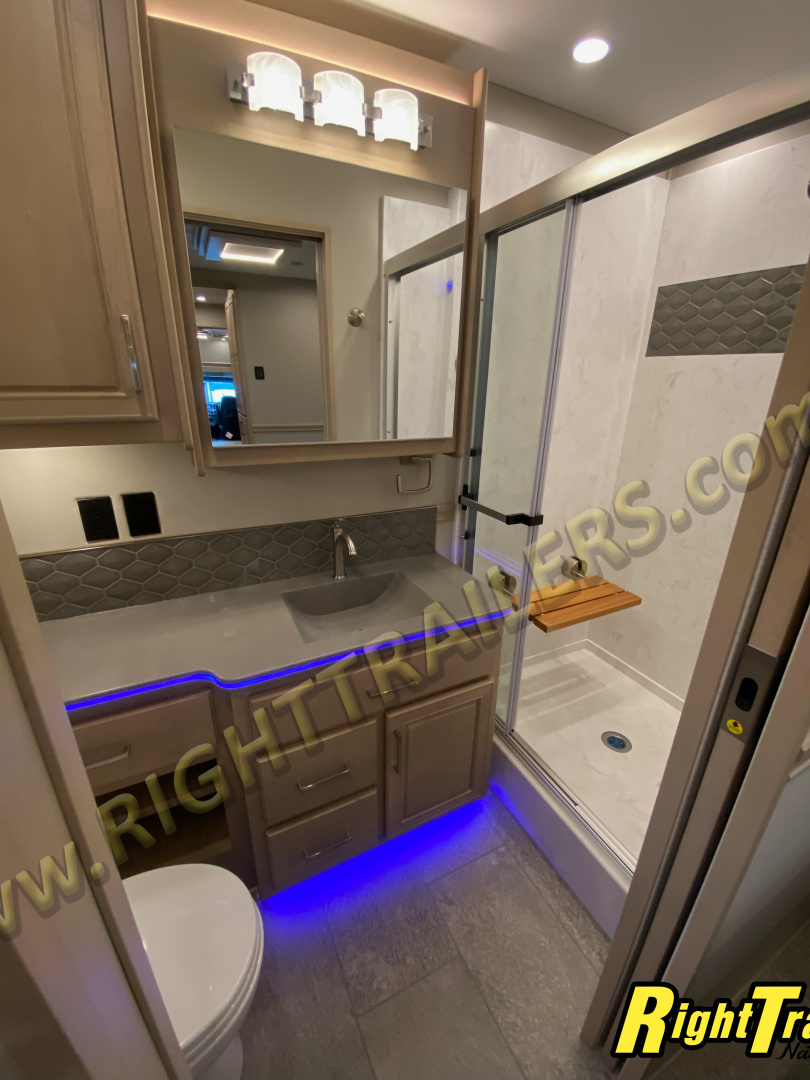 New 2026 Renegade RV Motorhome Peterbilt 567 45CBF- 2 Full Baths & Bunk Beds!