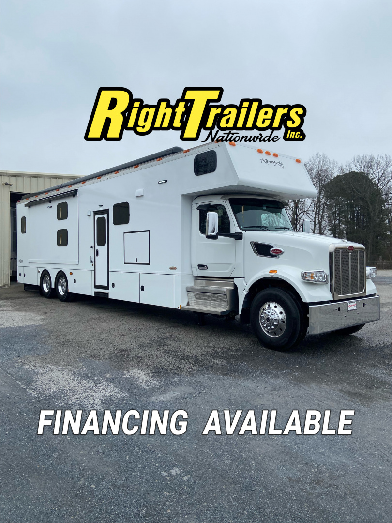 New 2026 Renegade RV Motorhome Peterbilt 567 45CBF- 2 Full Baths & Bunk Beds!