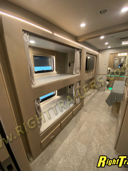 New 2026 Renegade RV Motorhome Peterbilt 567 45CBF- 2 Full Baths & Bunk Beds!