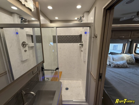 New 2026 Renegade RV Motorhome Peterbilt 567 45CBF- 2 Full Baths & Bunk Beds!