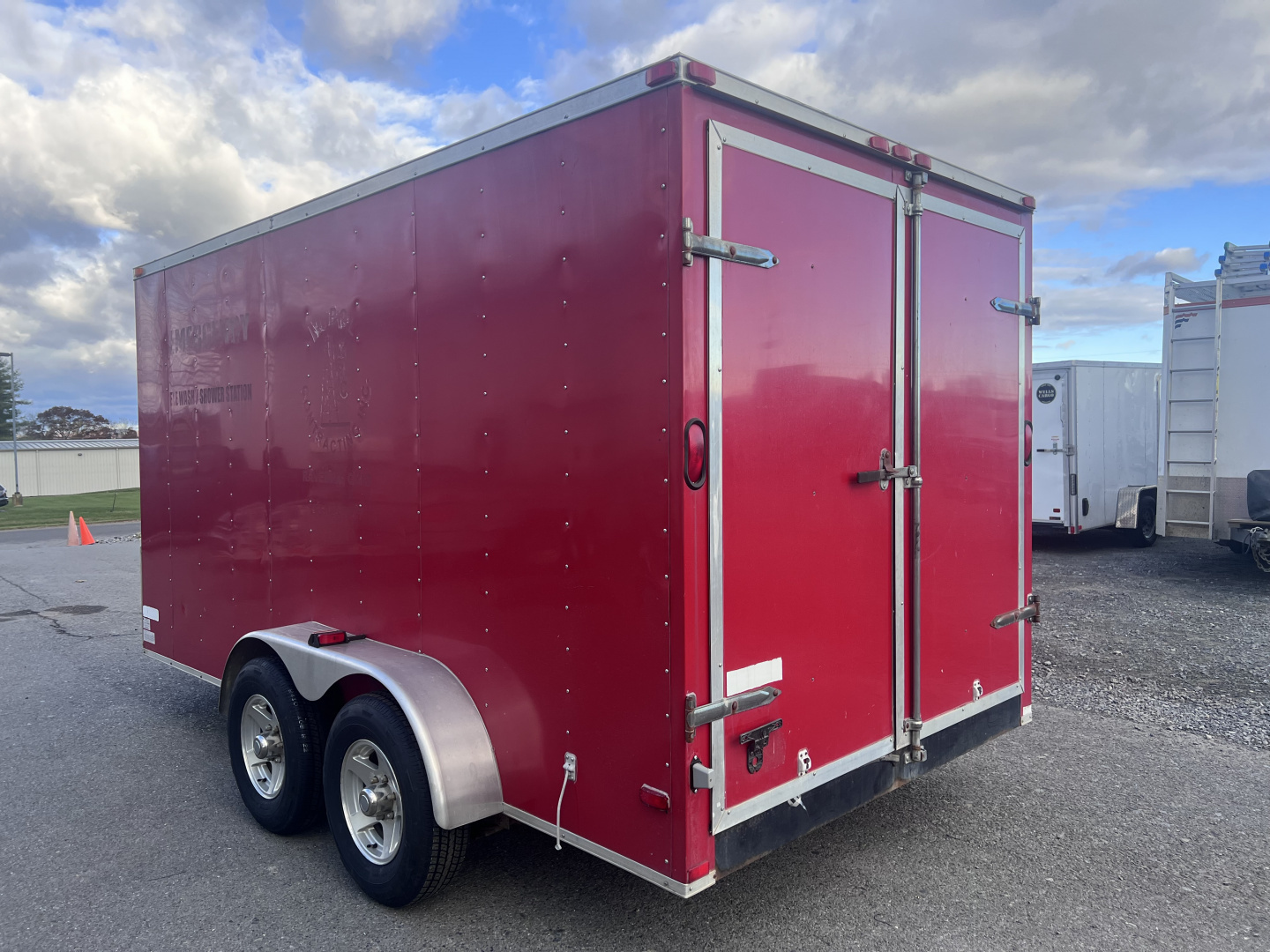 Used 2011 Lark 7x14 10K Cargo / Enclosed Trailer