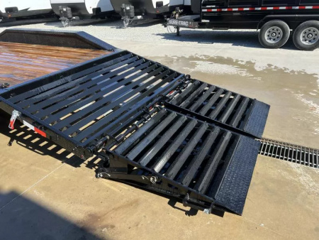 New 2026 Ironbull 102x24' Equipment Trailer 21000# GVW * TRIPLE AXLE * FULL WIDTH RAMPS * 102" DECK * DRIVE OVER FENDERS * 8" FRAME UPGRADE