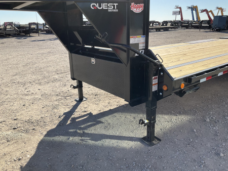 New 2026 PJ 102”x25’ Quest Gooseneck Flatbed w/ Singles – LQ