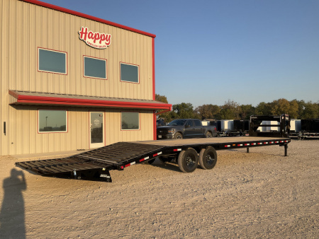 New 2026 PJ 102”x30’ Quest Gooseneck Flatbed w/ Singles – LQ