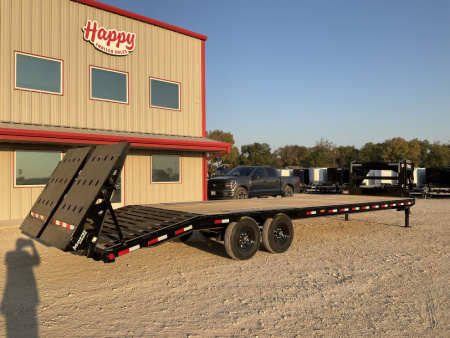 New 2026 PJ 102”x30’ Quest Gooseneck Flatbed w/ Singles – LQ