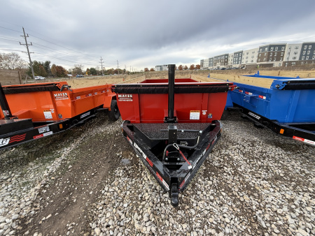 New 2026 LIBERTY LD14K83X14B8TS Dump Trailer 83X14 TA TELESCOPIC (GVW:15400) PATRIOT RED AND BLACK