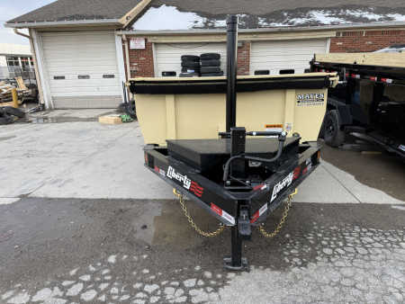 New 2026 Liberty Dump Trailer LD14K83X16B8TS 83x16 TA 24  SIDES (GVW:15400)  MILITARY TAN AND BLACK