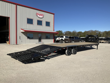 New 2026 PJ 102”x32’ Quest Gooseneck Flatbed w/ Singles – LQ