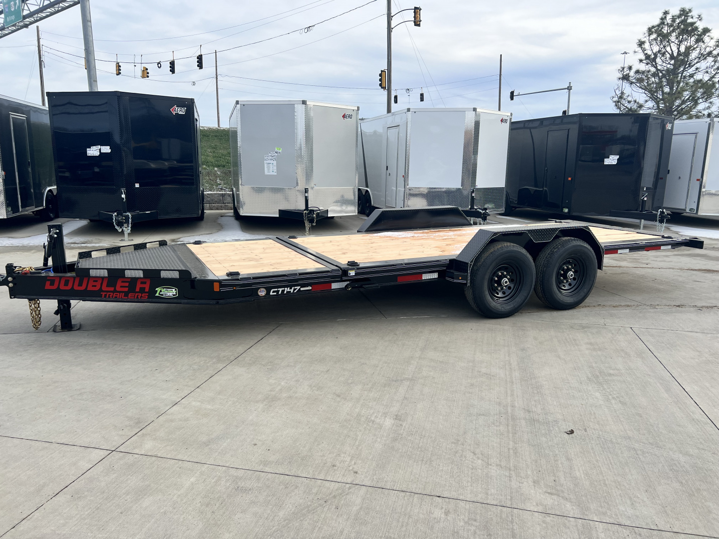 New LOWEST PRICES New 2026 Double A 20'= 16' Tilt +4' flat 14K Gravity Tilt HEAVY DUTY Trailer