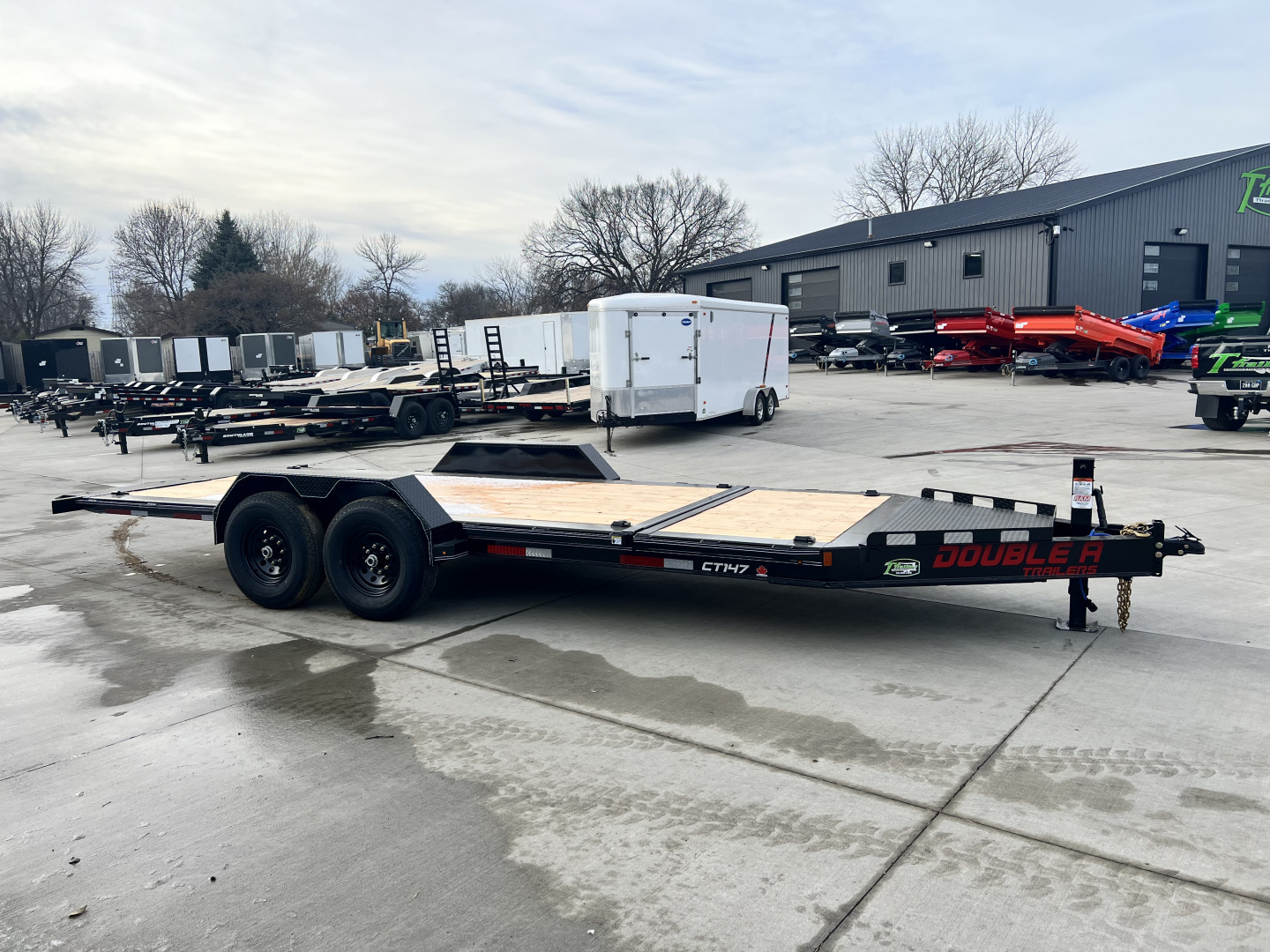 New LOWEST PRICES New 2026 Double A 20'= 16' Tilt +4' flat 14K Gravity Tilt HEAVY DUTY Trailer