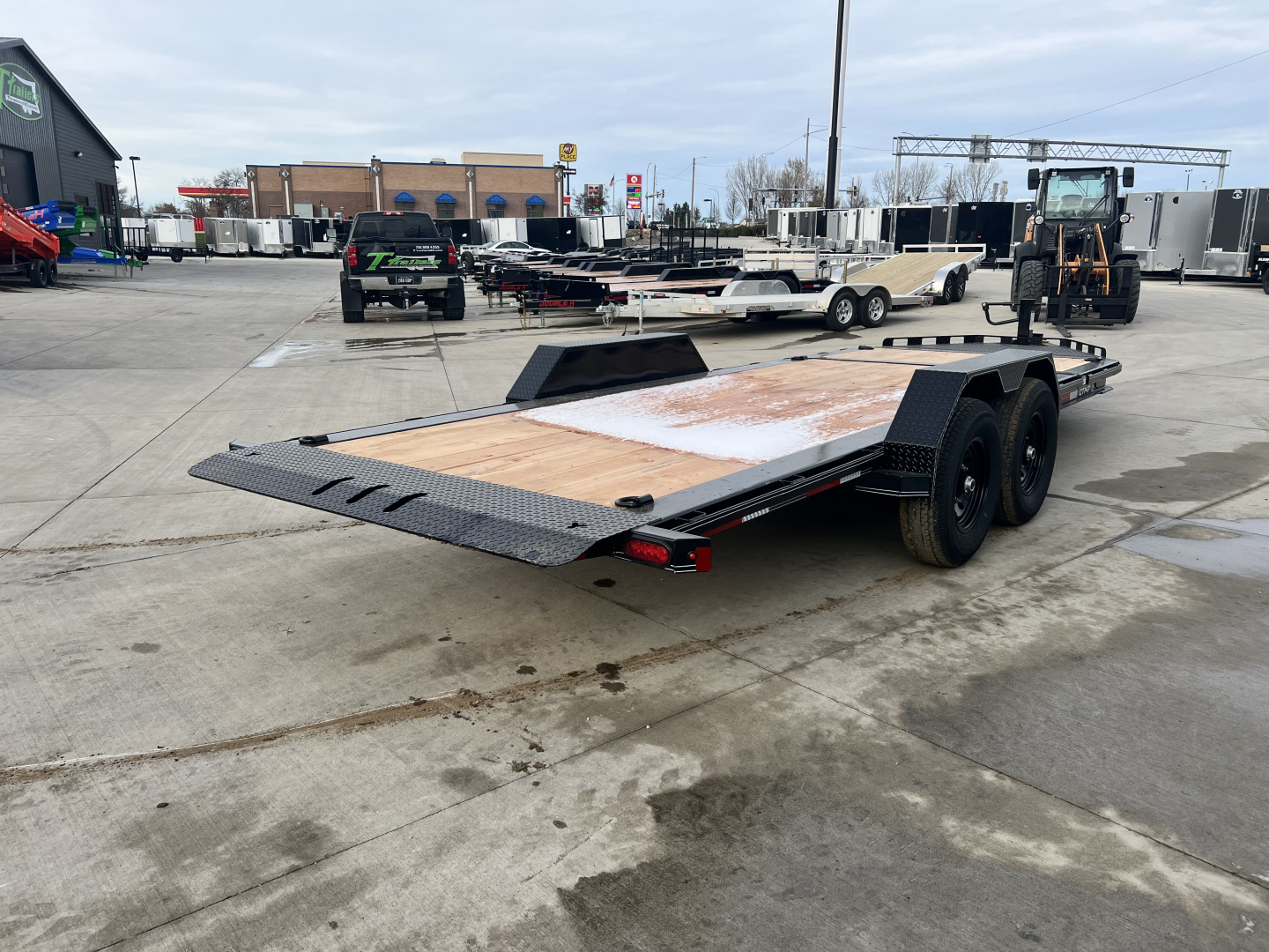 New LOWEST PRICES New 2026 Double A 20'= 16' Tilt +4' flat 14K Gravity Tilt HEAVY DUTY Trailer