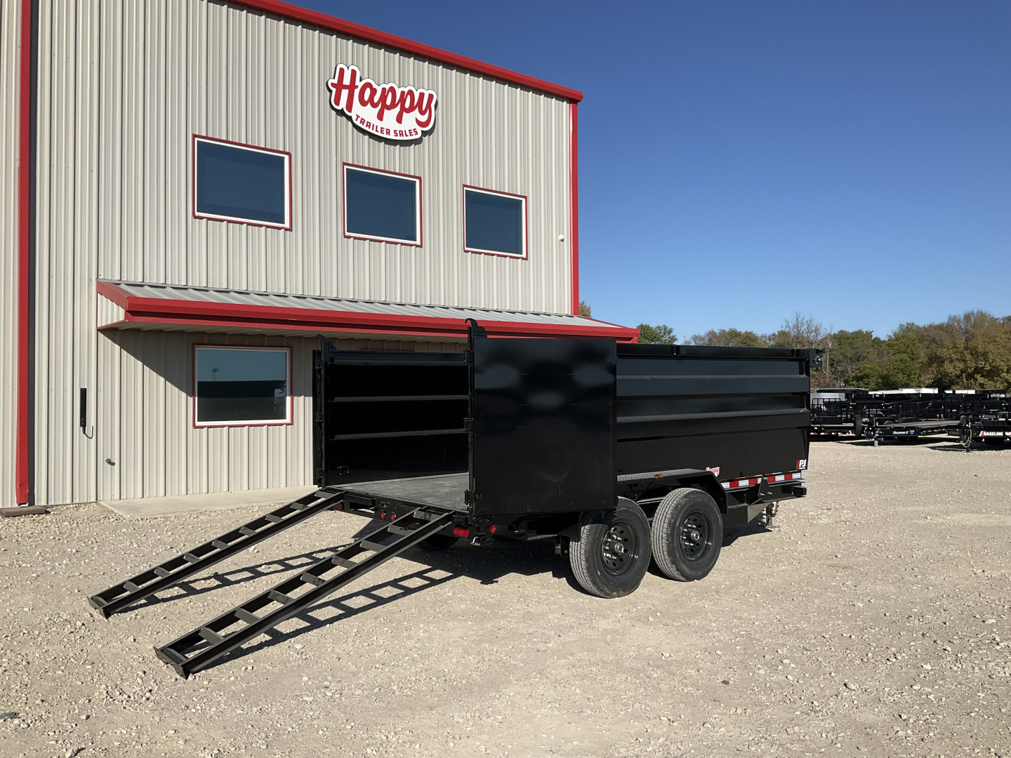 New 2026 PJ 83"x14' BP Tandem Axle Dump w/ 48" Sides – D7