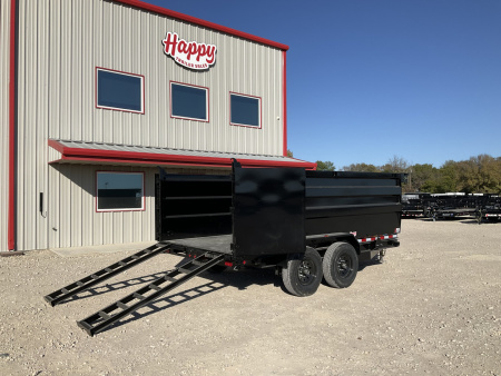 New 2026 PJ 83"x14' BP Tandem Axle Dump w/ 48" Sides – D7