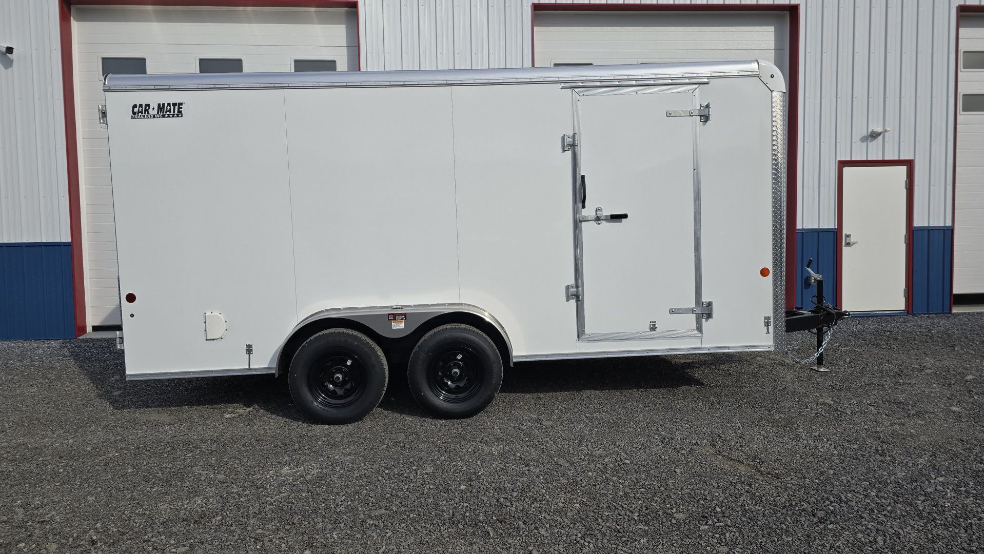 New 2026 Car Mate Trailers Custom Cargo Enclosed Trailer / 7000 GVWR / 7'x16' / 78" Interior Height