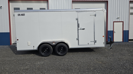 New 2026 Car Mate Trailers Custom Cargo Enclosed Trailer / 7000 GVWR / 7'x16' / 78  Interior Height